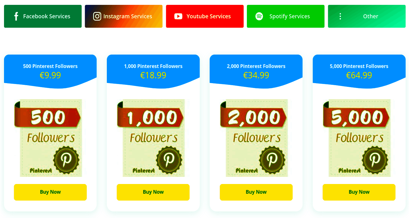 Buy pinterest followers | Purchasing Pinterest devotees is a decent method for expanding site Google rank and by having more adherents, you will build the commitment and prevalence of your connections.